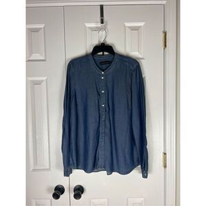 Calvin Klein Denim Blouse Size L